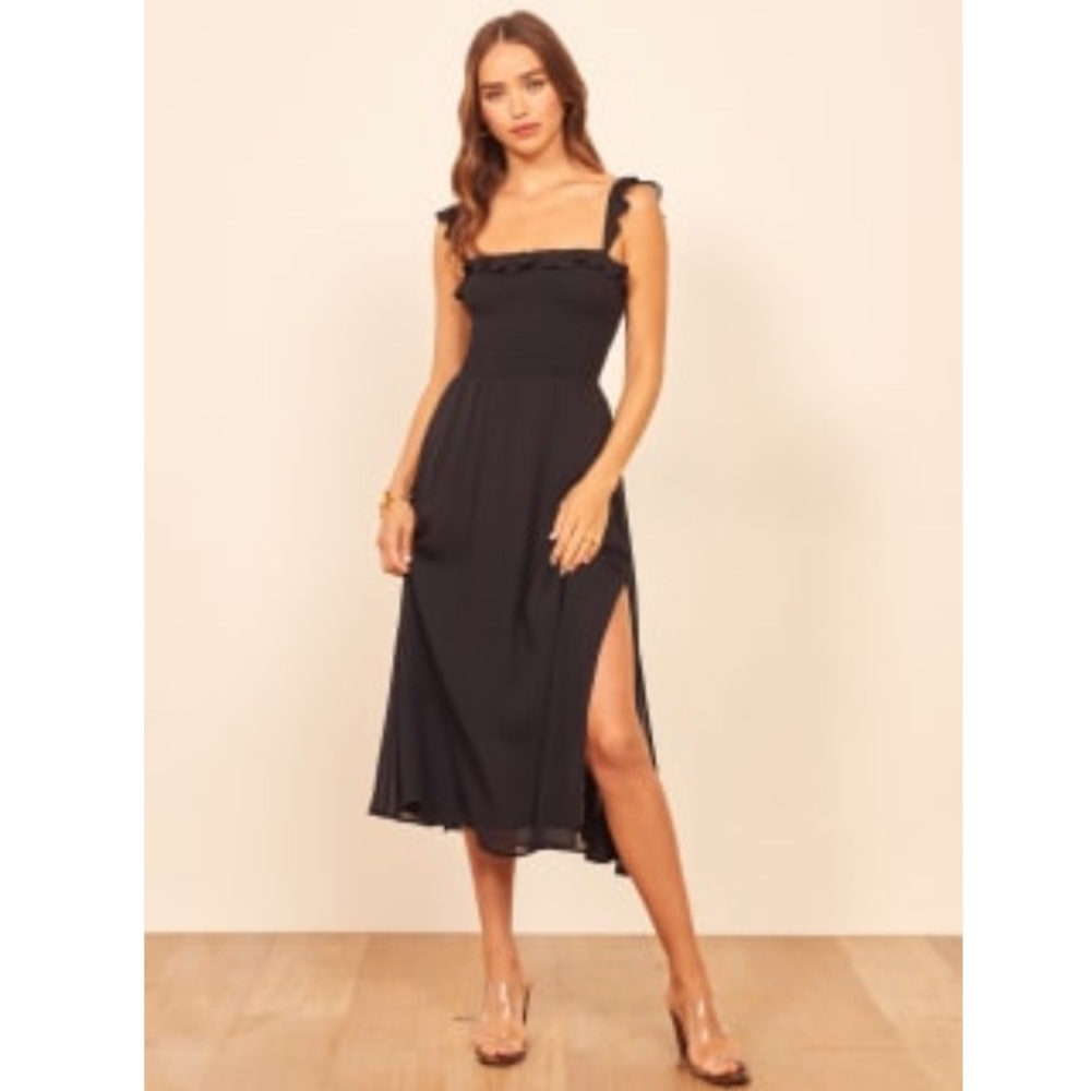 NWT Reformation Siesta Dress (Black)
